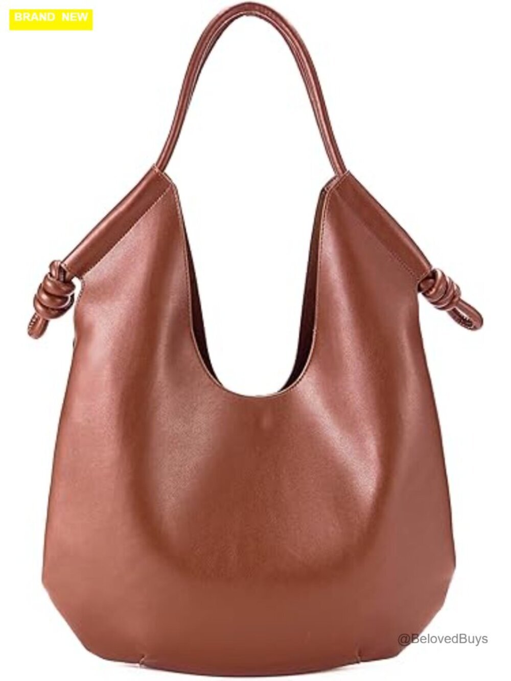 Large Hobo Tote Shoulder Handbag Faux Leather Satchel Women